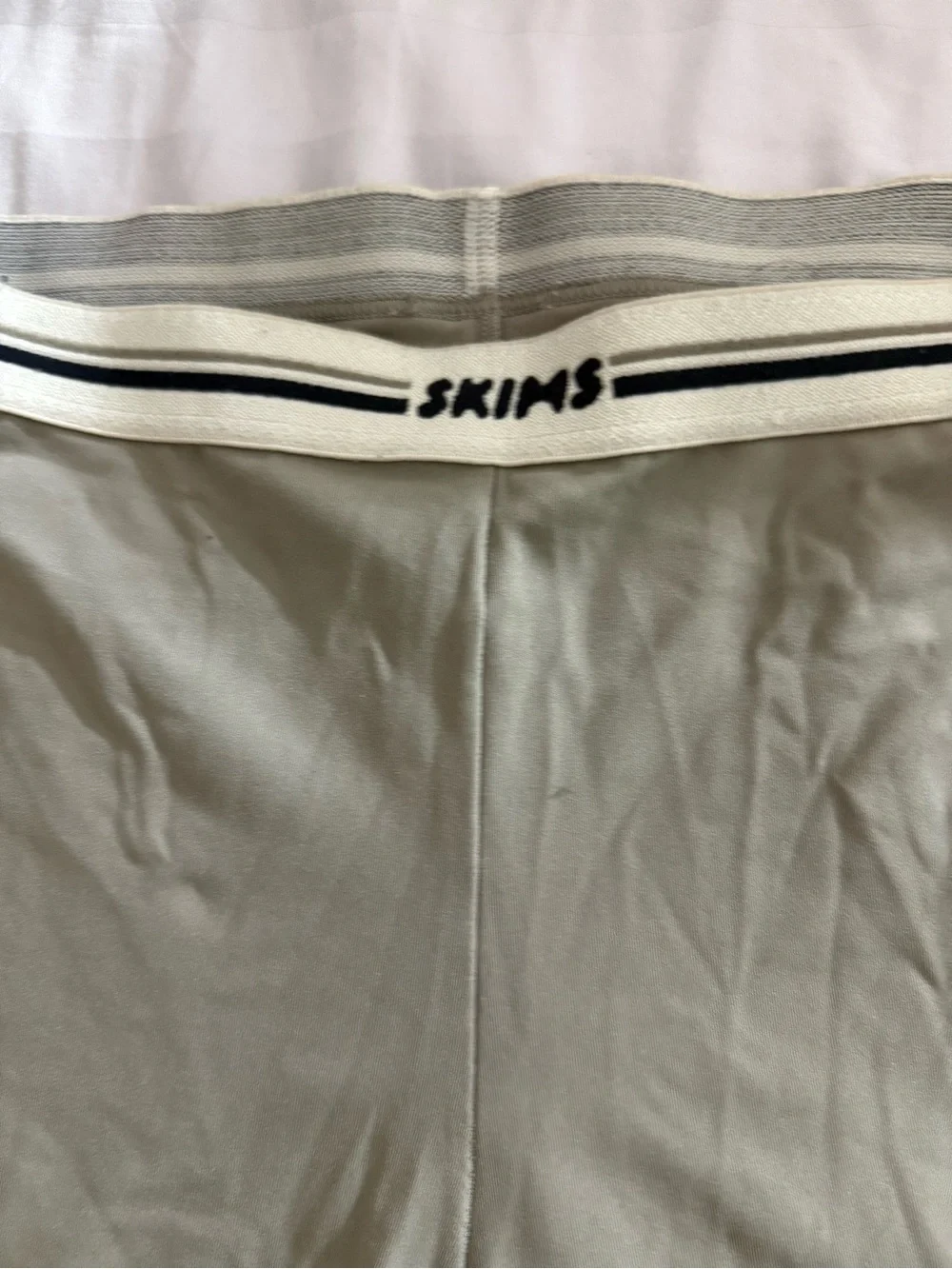 Skims Men’s Light Sage Modal biker shorts